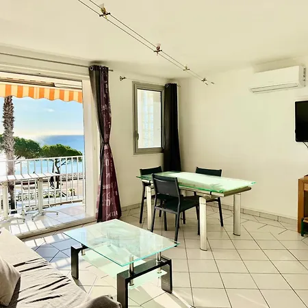T3 Sur La Vue Feerique Mer,wifi, Parking Inclus , Clim アパート ラシオタ